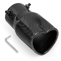 Rainbow Single Heart Shaped Exhaust Tip, 2.5" Clamp-On Tailpipe Tip