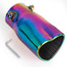 Rainbow Single Heart Shaped Exhaust Tip, 2.5